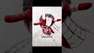6 hours pen drawing spiderman (Peter parker) #art #pendrawing #spiderman #peterparker #shorts #usa