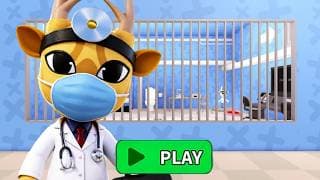 🧪ANIMAL HOSPITAL PRISON! || #roblox Roblox Obby Barry's Prison Run