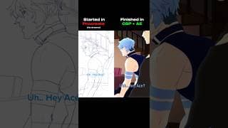 My animation process start to finish #2danimation #originacharacter #animation #digitalart