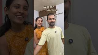 I Made Avocado Sandwich With Bhai | Real Payal #shorts #food