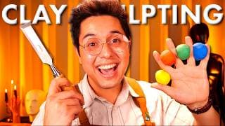 Relaxing Clay Face Sculpting Experience | ASMR Roleplay & Personal Attention