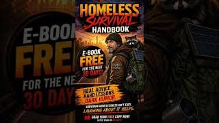 Get my Homeless SURVIVAL Handbook Free on Google Play ( No Stringa Attached) #homeless