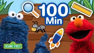 Fun with STEM  🔭 🧮  Building and Counting with Elmo! | 100 Mins | Sesame Street