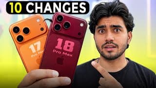 10 Major Upgrade ⚡ iPhone 18 Pro max V/S iPhone 17 Pro Max 🔥