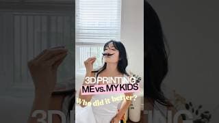 3D Printing: ME vs. MY KIDS! Who did it BETTER?! #shorts #diy #3dprinting #homedecor #homegoods
