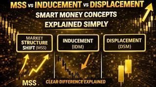 MSS vs Inducement vs Displacement Explained Simply | Stop Confusion in SMC