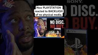 How PLAYSTATION reacted to Backlash of NO Physical Media!  #gaming #playstation #comedy