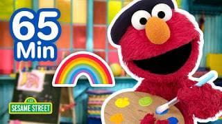 Let's Learn Colors with Elmo!  🌈 🎨 | 65 Min | Sesame Street