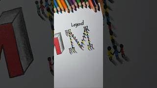 how to draw "M" which one is your level?