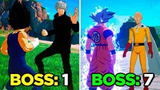 BOSS RUSH DOS ANIMES NO SPARKING ZERO