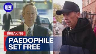 BREAKING: Notorious paedophile and former magistrate released from jail | 9 News Australia