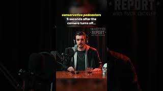 right wing podcasters 5 seconds after the cameras turn off