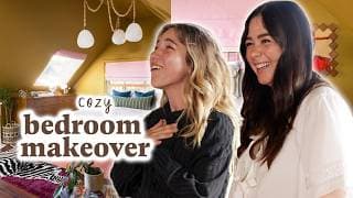 Cozy A-Frame Bedroom Makeover!