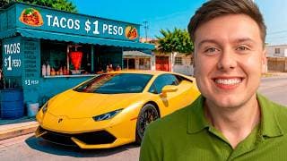 Llegué a Puestos de $1 En Un Auto de Lujo
