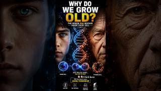 Why Do We Grow Old? 🧬 The Hidden DNA Mistake Inside Every Cell #Aging #DNA #Cells #Biology