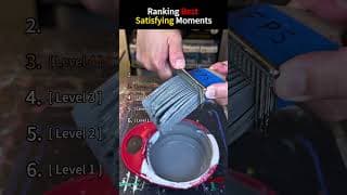 Ranking Best Satisfying Moments #asmr #snow #funny #odlysatisfying #ice #satisfying #fyp