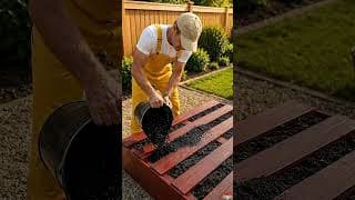 🌱 I Turned 2 Old Pallets Into a Designer Garden Bed  #garden