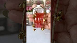 DIY bangle using plastic bottle  #shorts #bangles #handmade #plasticbottle #viralvideo