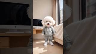 The puppy that acts cute as soon as it wakes up, so adorable. #cutedog #cute