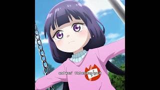 The Girl Who Fights Ghosts Only She Can See #anime #shorts
