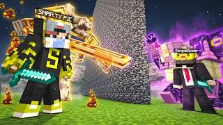 Realistic Build Battle VS SenpaiSpider !! #3