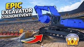 Excavator Stadium Event LIVE 🚜 EPIC Heavy Equipment Show | Massive Machines & Dirt Action 2026