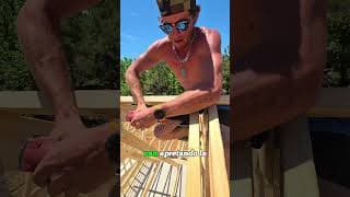 How Carpenters Straighten Crooked Wood Frames？#shorts