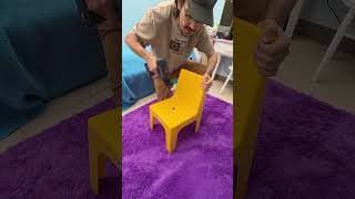 How not to mod your bmx bike. (Plastic Chair Seat)
