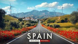 One Incredible Drive Through Spain 🇪🇸 | Malaga to Ronda Driving Tour 4K