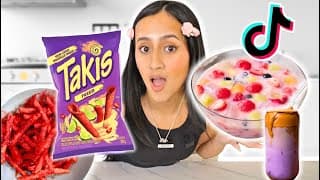 I ATE VIRAL TIKTOK FOODS FOR 24 HOURS!