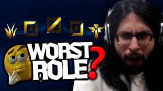CURRENT WORST ROLE IN LEAGUE OF LEGENDS
