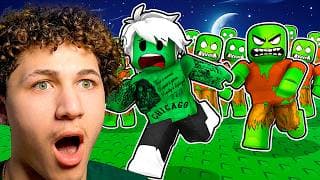 I SURVIVED 99 WAVES OF ROBLOX ZOMBIES..