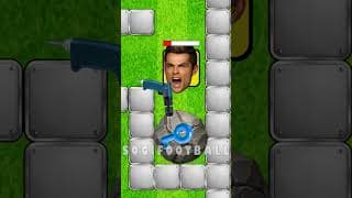 RONALDO, MESSI & MBAPPÉ Take on the Championship Cup Challenge 😈🔥 FOOTBALL MAZE CHALLENGE ⚽ #shorts