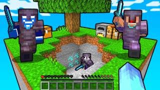 Can I Survive ONE CHUNK ONLY Minecraft Manhunt?