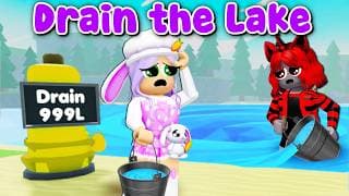 DRAIN The LAKE With MOODY! (Roblox)