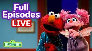 Sesame Street Full Episodes!🔴Learn ABCs, 123s, Nursery Rhymes, & MORE