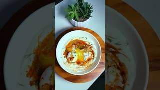 You won't believe how easy these Turkish Eggs Çılbır are #shorts #recipe