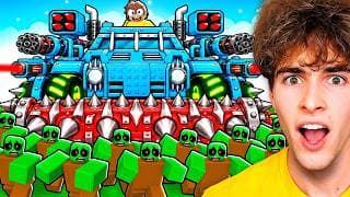 Building The STRONGEST Car to DESTROY Zombies in Roblox!