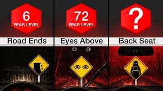 Comparison: Scariest Road Signs