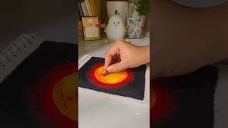 Oil pastel ലിൽ സൂര്യനെ എളുപ്പത്തിൽ വരയ്ക്കാ…🌞#art #oilpastel
