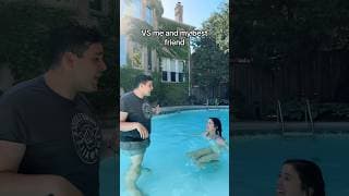 ME AND BESTIE AT THE POOL 🏊🤪 (with @cassiesbooks) #shorts #comedy #pool
