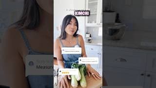 The ONLY VEGETABLE you need! Kimchi Making #shorts #recipe #kimchi #bokchoy #homemadefood #tips