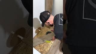 The Secret Trick for Perfect Toilet Flange Cuts in Flooring#FlooringInstallation