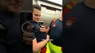 Teamwork beginnt an der Tanke! #rettungsdienst #vlog