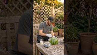 watch what he does with a watermelon and stones… 🤯