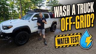 How I Pressure Wash My Truck Off-Grid (Using Rainwater)