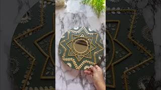 Lippan Art ❤️😍 | Handmade Wall Decor #shorts #art #diy #trending