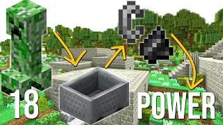 AUTOMATED CREEPER FARM OF DOOM - VaultCrafters episode 18