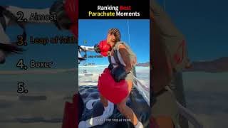 Ranking Best Parachute Moments #asmr  #funny #odlysatisfying #satisfying #fyp