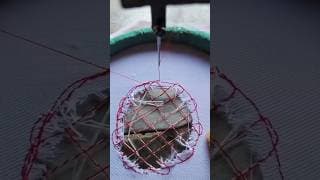 Watch This Stunning Flower Embroidery Come to Life! 🌸🧵 | Machine Embroidery Art